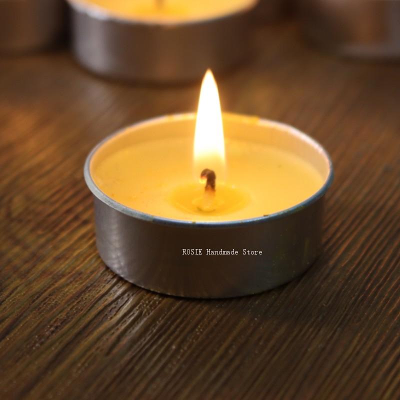 Candle Making Ingredients - Caja de aluminio Circular de cera