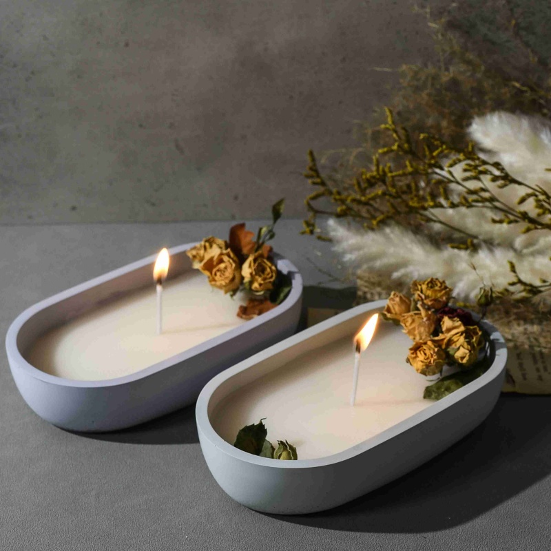 Candle Making Design - Cuenco de almacenamiento de barco de