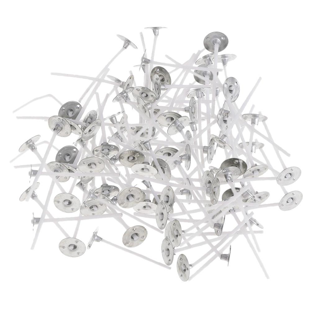 Cotton Wick Pre Tabbed - 200 piezas de mechas de vela