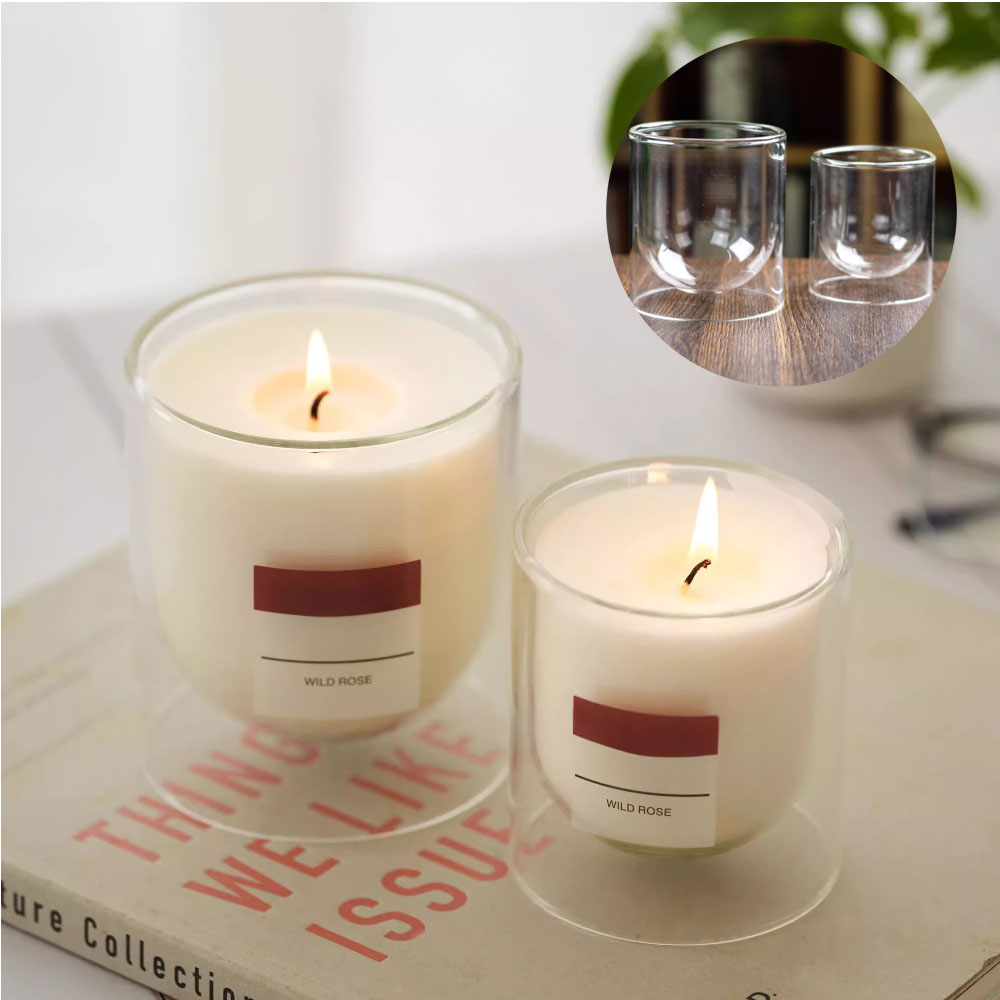 Candle Making Classes - Portavelas de doble clase, contenedor para