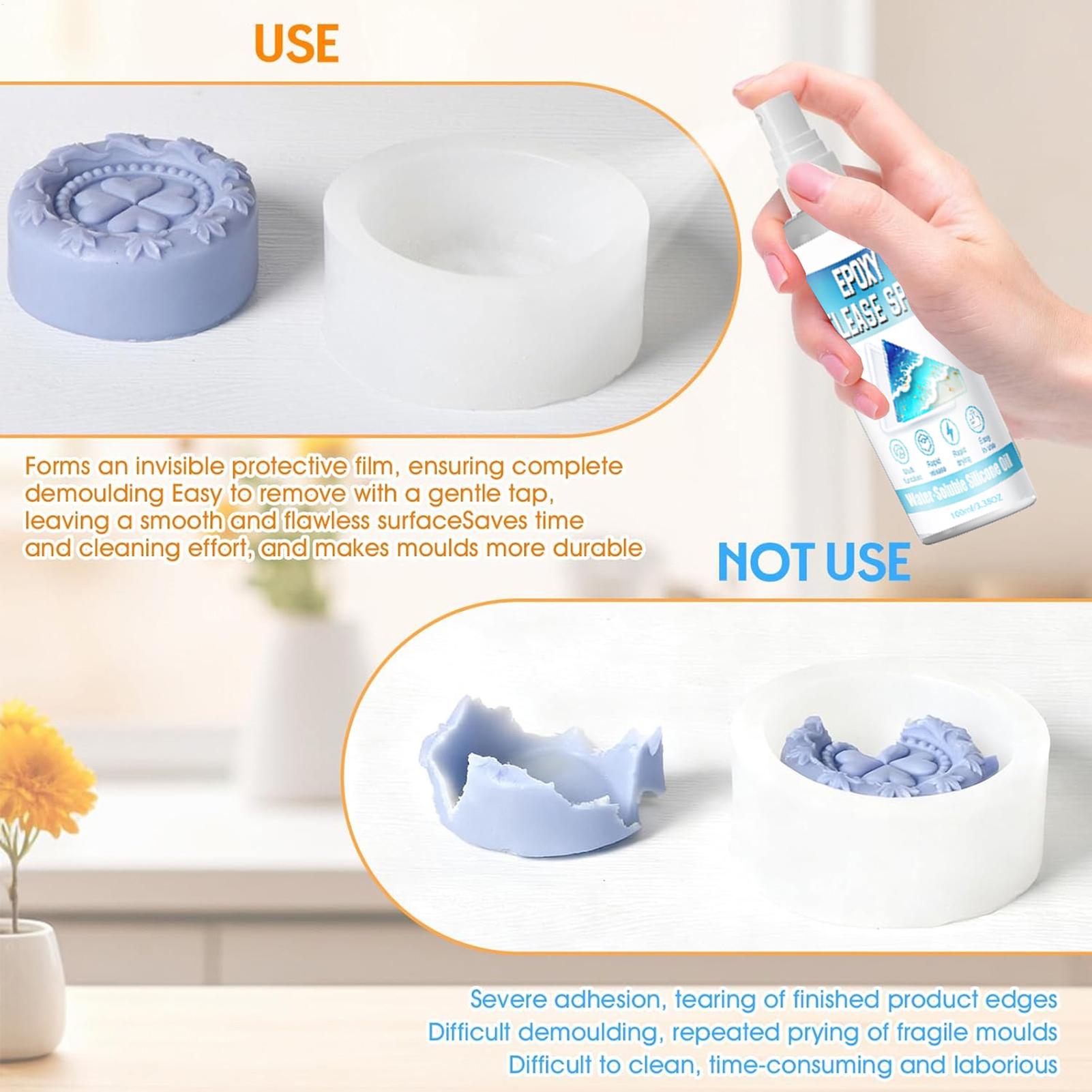 Spray Desmoldante de Silicona, - Candle Making Design reseña y precio
