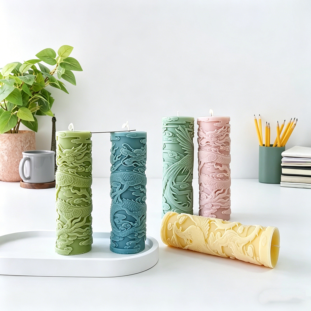 Vela cilíndrica en relieve de  - Candle Making Phoenix reseña y precio