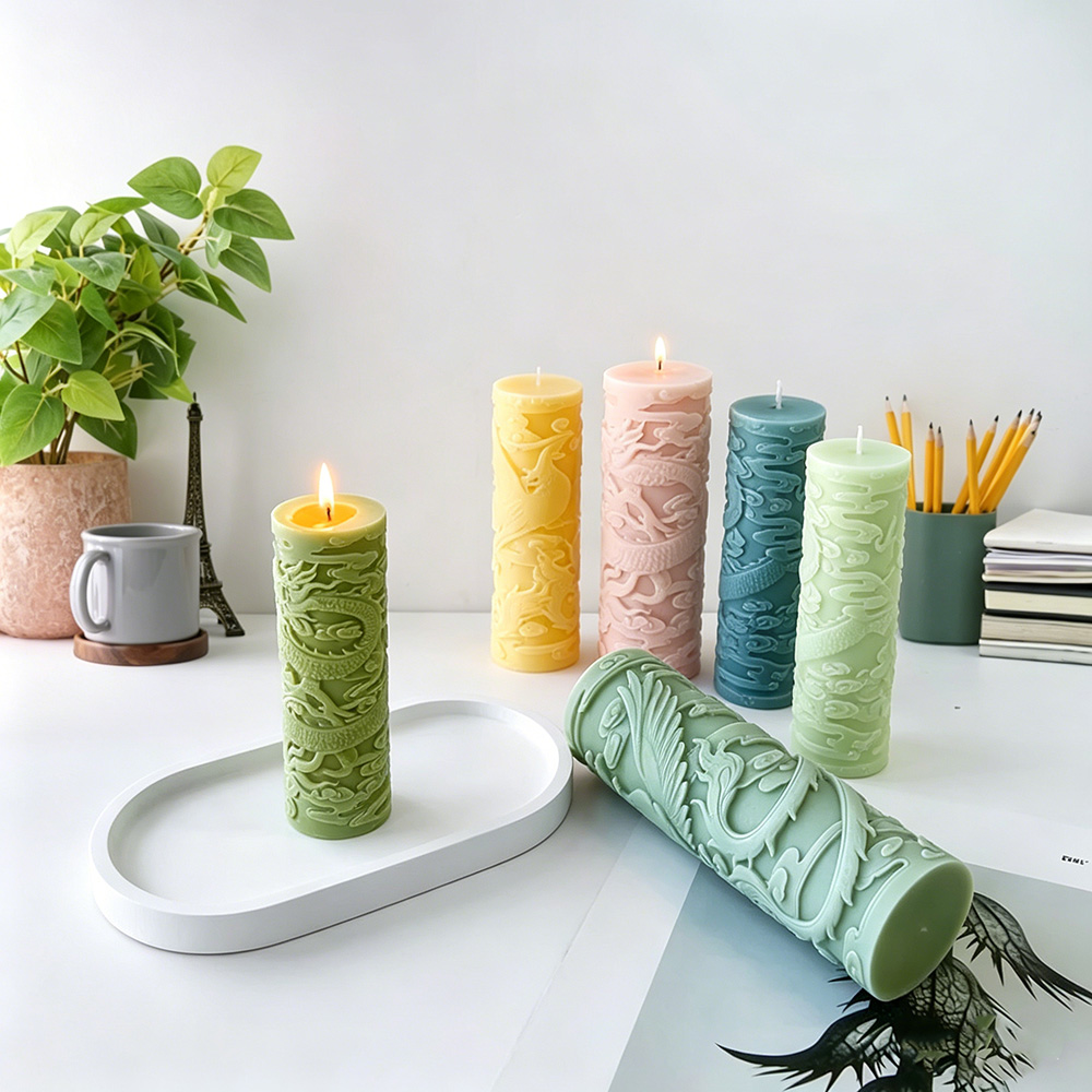Vela cilíndrica en relieve de  - Candle Making Phoenix reseña y precio