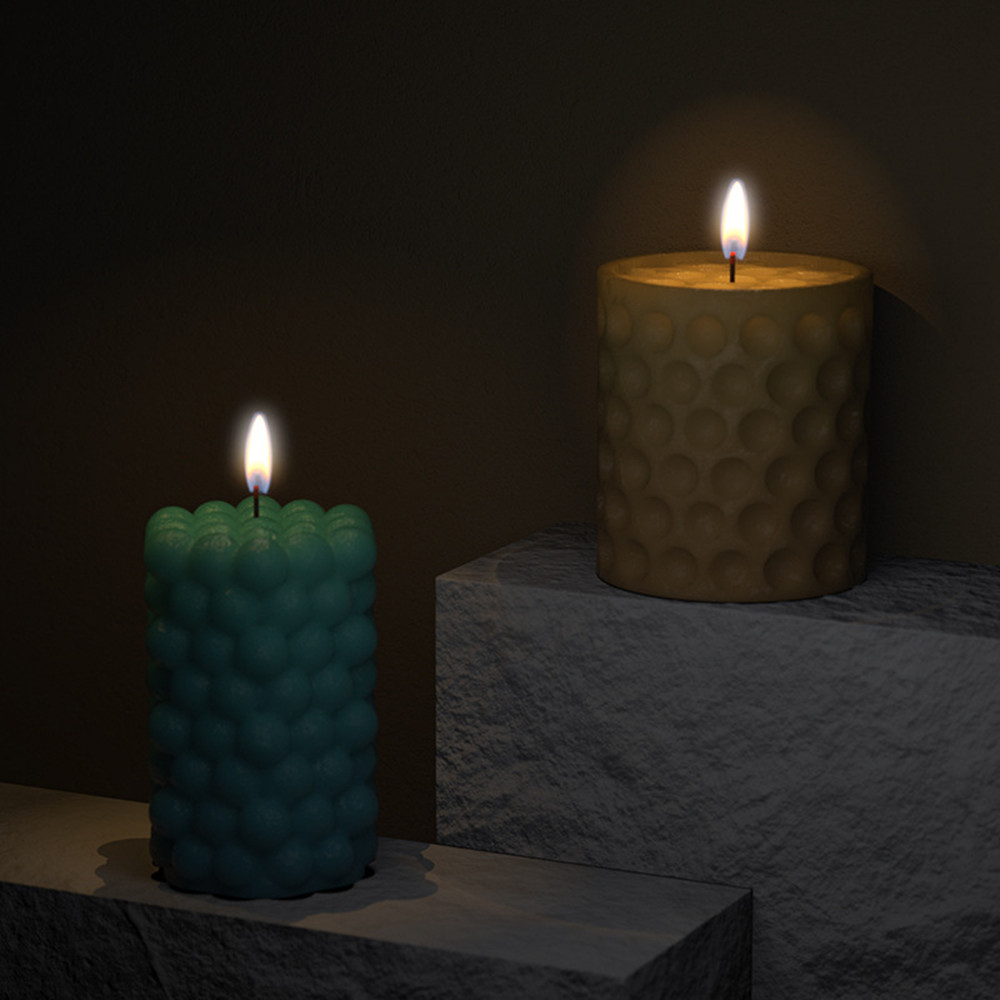 Molde cilíndrico de silicona,  - Candle Making Design reseña y precio