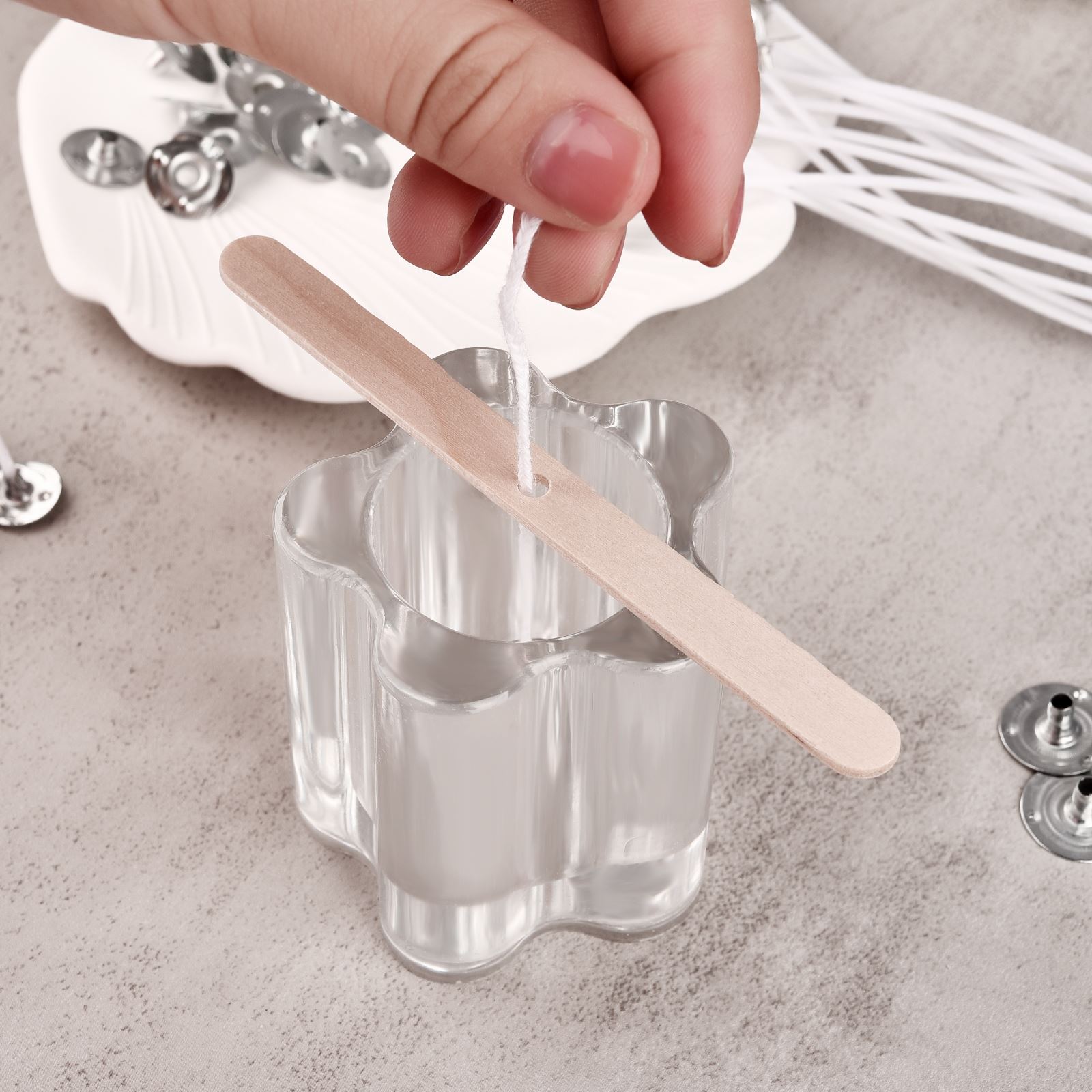 Mechas para velas sin humo, 10 - Cotton Wick Pre Tabbed reseña y precio