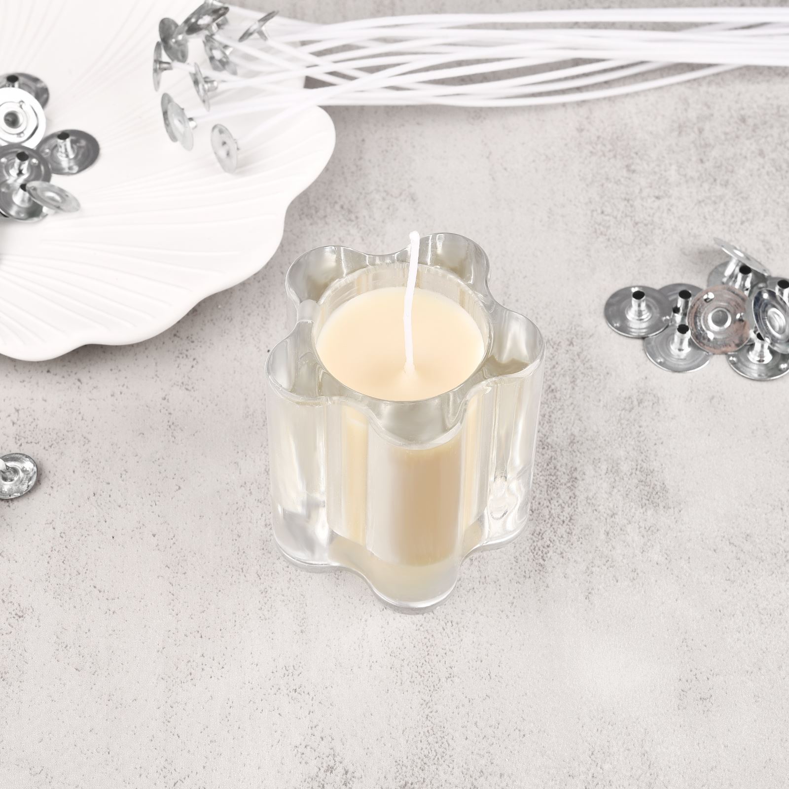 Mechas para velas sin humo, 10 - Cotton Wick Pre Tabbed reseña y precio