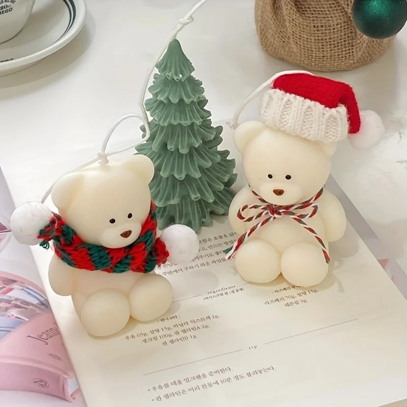 Molde de oso de silicona para  - Candle Making Books For Beginners reseña y precio