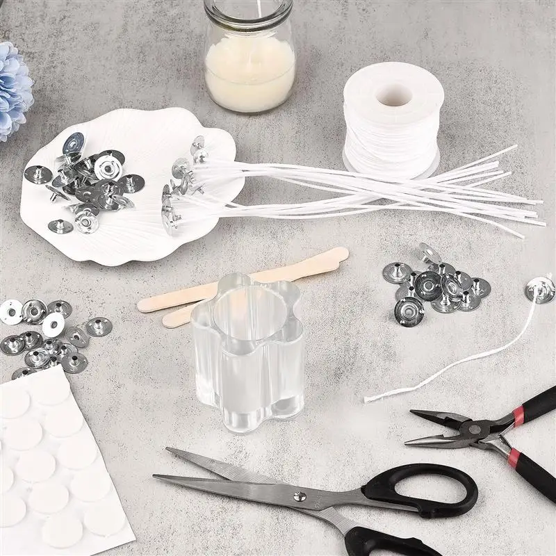 Mechas para velas sin humo, 10 - Cotton Wick Pre Tabbed reseña y precio