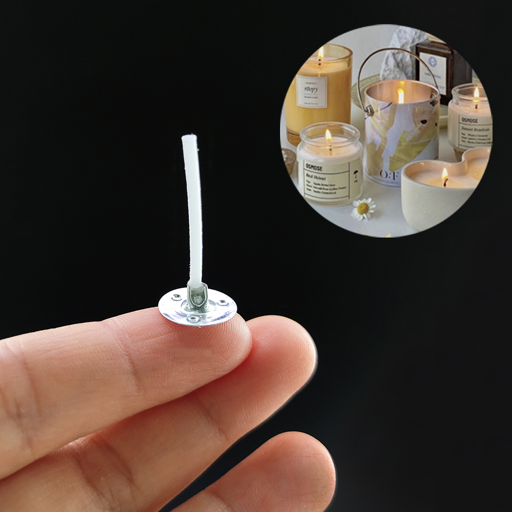 Mechas de vela sin humo de 100 - Cotton Wick Pre Tabbed reseña y precio
