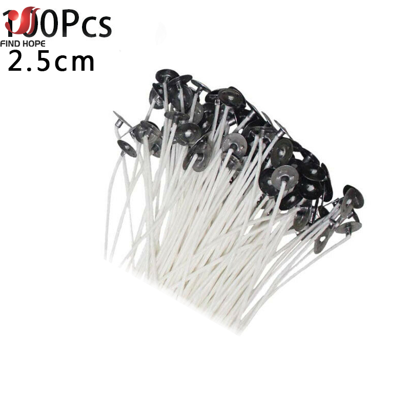 ! 100 Uds. Mechas para velas s - Cotton Wick Pre Tabbed reseña y precio