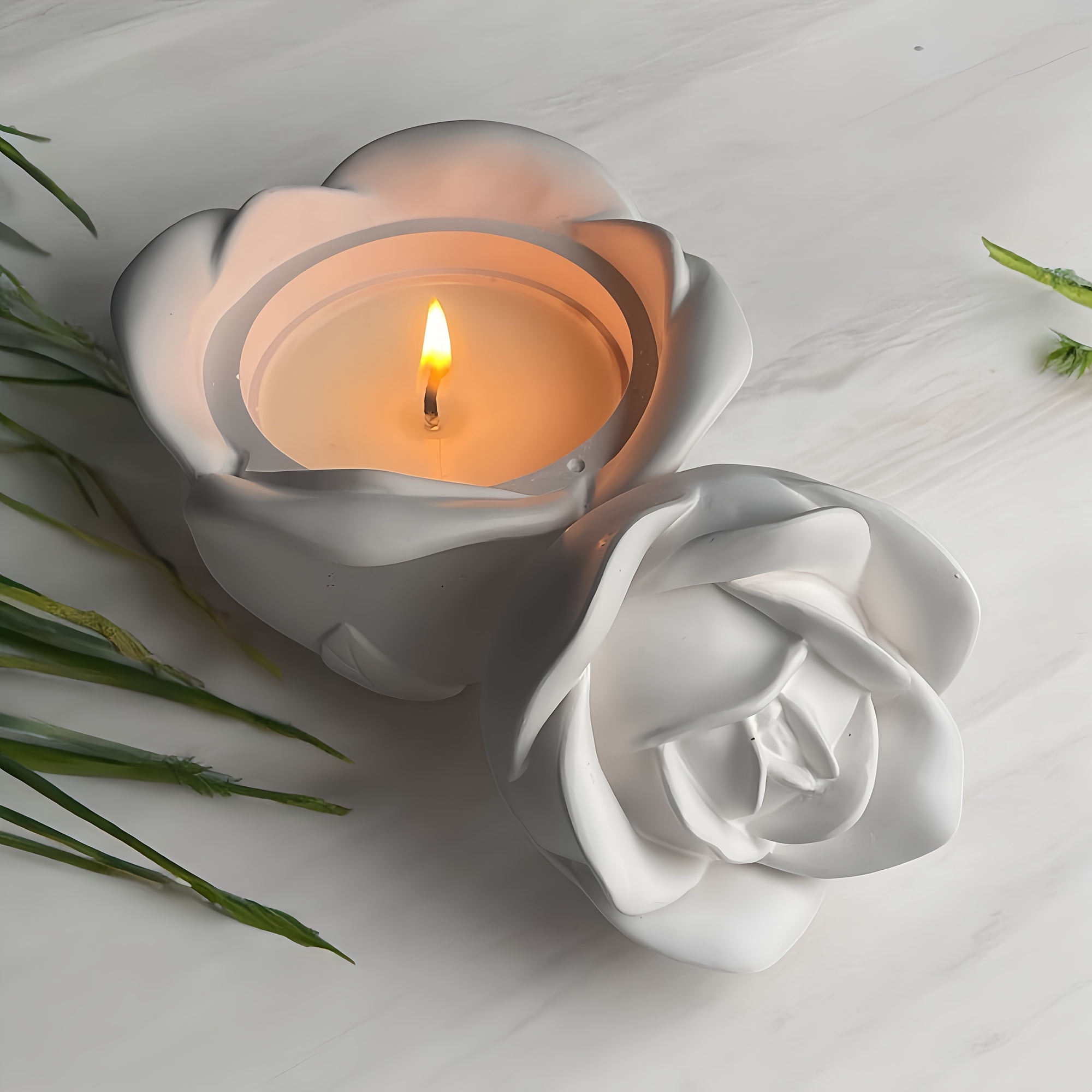Juego de 2 piezas de moldes de - Candle Making Design reseña y precio