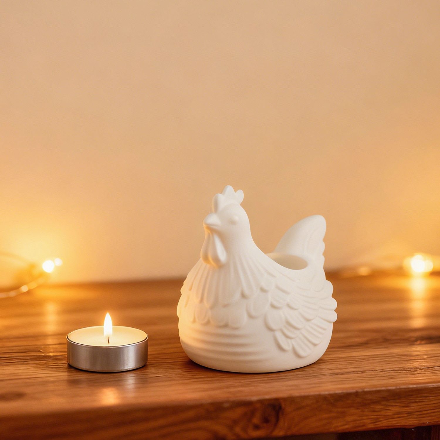 Portavelas de pollo pequeño 3D - Candle Making Design reseña y precio