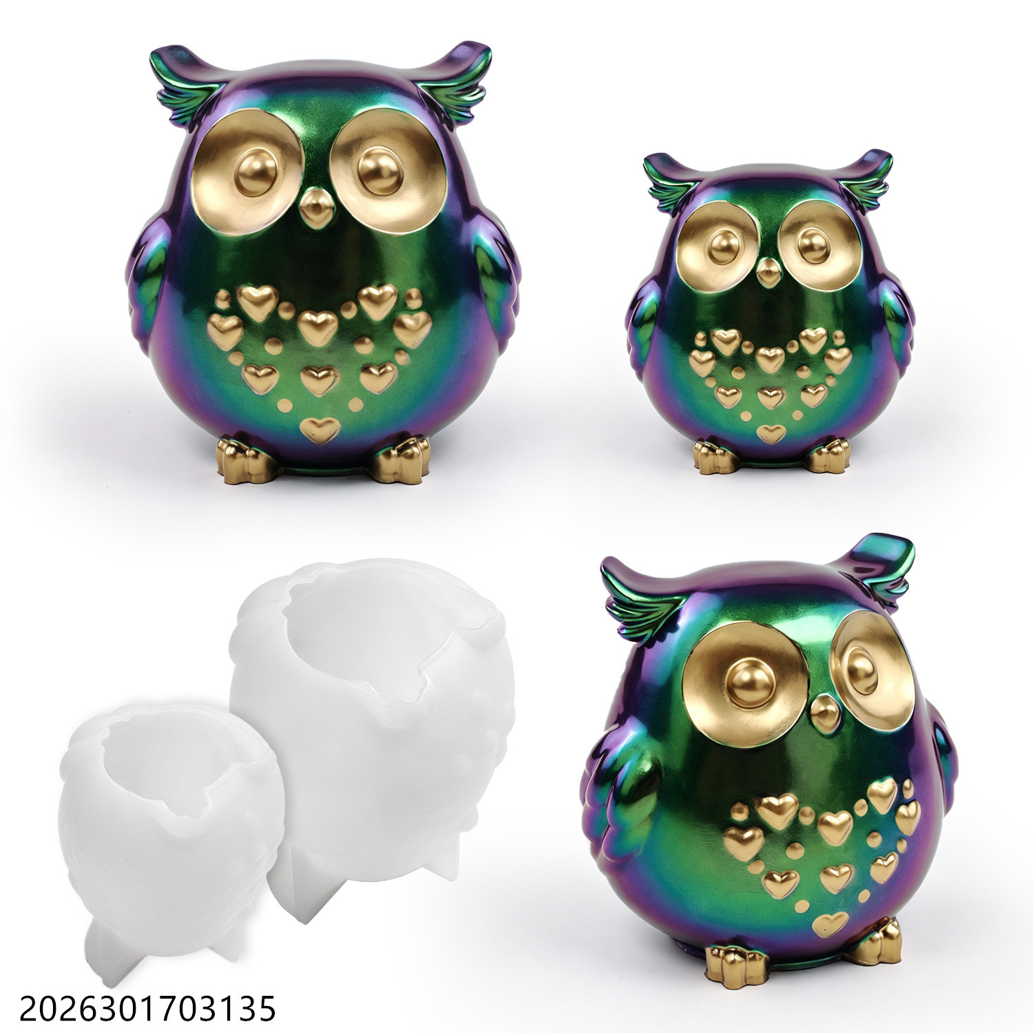 Molde de silicona de búho 3D c - Candle Making Design reseña y precio
